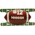 5.8" x 11.8" Full Color Football Action License Plate